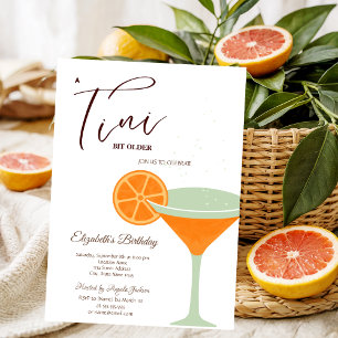 Invitation Martini A tini Un Peu Vert Plus Ancien
