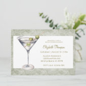 Invitation Martini Bridal Shower (Debout devant)