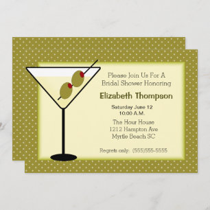 Invitation Martini Bridal Shower
