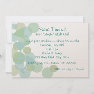 Invitation Martini Bubbles
