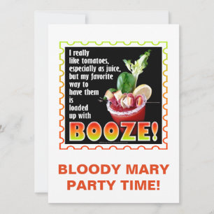 Invitation MARY SANGLANTE, chargé de boissons alcoolisées !