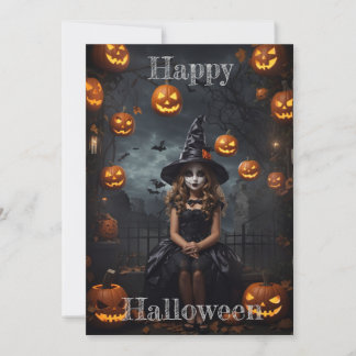 Invitation Mascarade Moonlit : Une affaire d'Halloween envoût