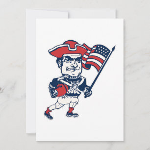 Invitation Mascotte de football de la Nouvelle-Angleterre