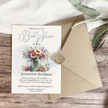 Mason Jar Bouquet Floral Fête des mariées