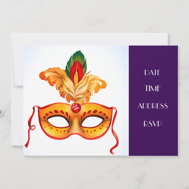 Invitation Masquage (Devant)