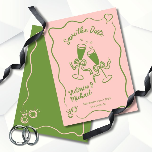 Invitation Masque dessinée à la main Enregistrer le Mariage d (Créateur téléchargé)