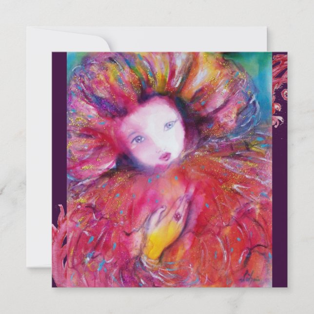 INVITATION MASQUE EN ROUGE / BAL MASQUÉ DU MARDI GRAS (Devant)