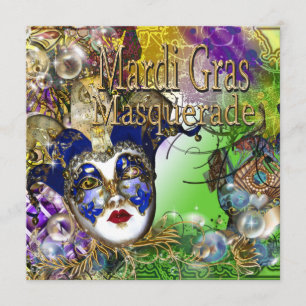 Invitation Masque masqué de Quinceanera PERSONNALISER