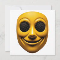 Masque Sourire Jaune