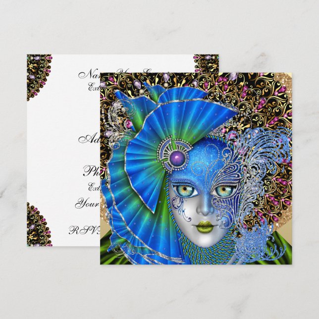 Invitation Masquerade (Devant / Derrière)