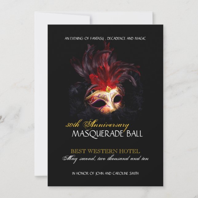 Invitation Masquerade