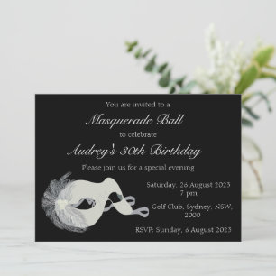 Invitation Masquerade Ball
