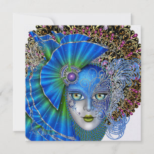Invitation Masquerade Mardi Gras