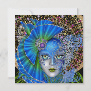 Invitation Masquerade Mardi Gras