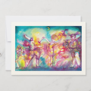 Invitation MASQUERADE, Mardi Gras Masques, Danse, Musique