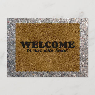 Invitation Mat de bienvenue