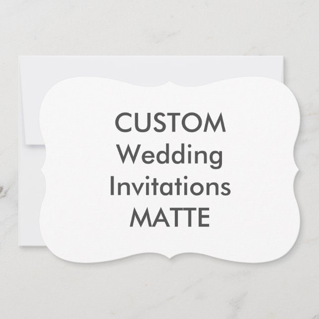 Invitation MATELAS 120lb 7 pouces x 5 pouces Envoi mariage (Devant)