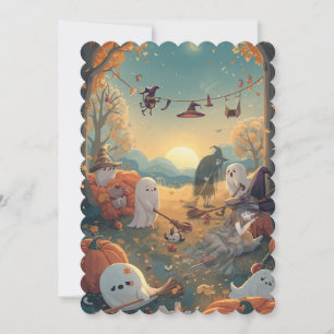 Invitation Matin d'Après Halloween - Un Conte de Nettoyage Fa