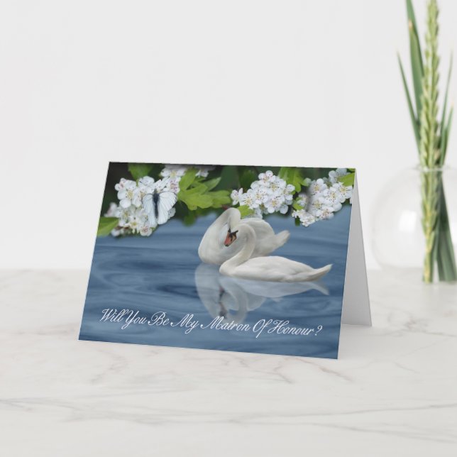 Invitation Matron Of Honour - Will You Be My Matron Of Honor (Devant)