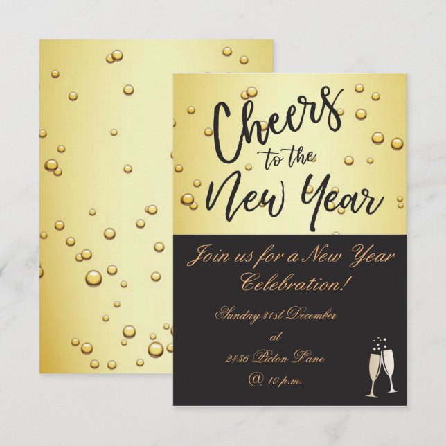 Invitation Matte 3,5" x 5", enveloppes blanches standard (Devant / Derrière)
