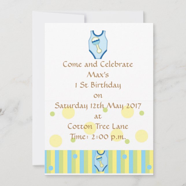 Invitation Matte 5" x 7", enveloppes blanches standard inclus (Devant)
