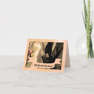 Invitation Me donneras-tu le Père Sepia de la Mariée ?