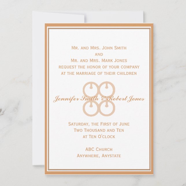 Invitation Me Ware Ware Win Coral Blush (Devant)