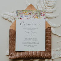 Meadow Fleur sauvage coloré Quinceañera