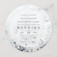 Meadow Song s'estompe Fleur sauvage Cercle Mariage