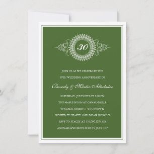Invitation Médaillon d'Anniversaire
