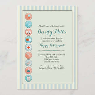 Invitation Médicale de partie de retraite courante