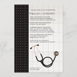 Invitation Médicale d'obtention du diplôme de