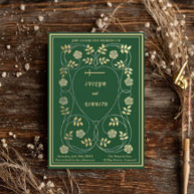 Médiéval Gold Floral Coeurs et Mariage d'épée