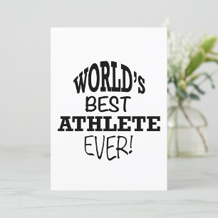 Invitation Meilleur athlète au monde