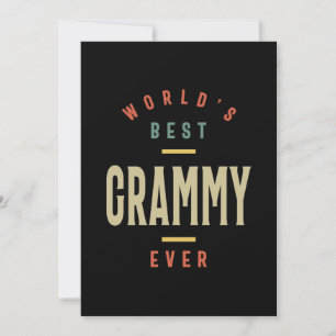 Invitation Meilleur Grammy Ever Grandma Cadeau