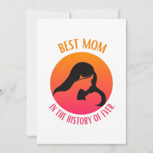 Invitation Meilleur maman de l'histoire T-Shirt