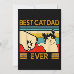 Invitation Meilleur Papa Chat Drôle Papa Chat