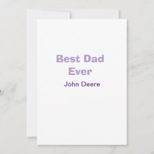 Invitation Meilleur papa de tous joyeuse fête des pères nom p