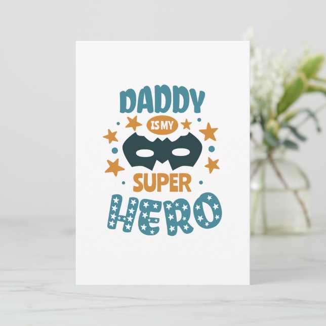 Invitation Meilleur Papa Ever  (Debout devant)