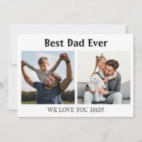 Meilleur papa Jamais Photo Collage Fête des pères 
