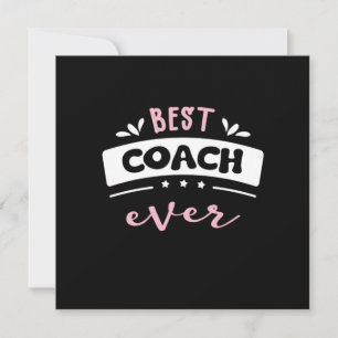 Invitation Meilleure idée cadeau de coach Ever