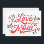 Invitation Meilleure Maman du Monde<br><div class="desc">Magnifique design qui est parfait comme cadeau pour chère maman. Que ce soit pour un anniversaire ou la fête des mères,  offrez à votre mère quelque chose de sympa.</div>