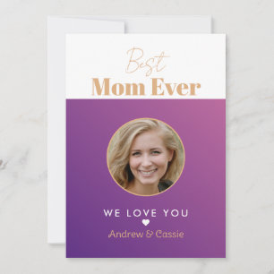 Invitation Meilleure maman du monde