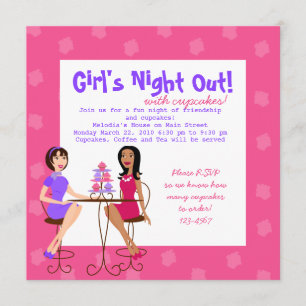 Invitation Meilleurs amis et gâteaux !