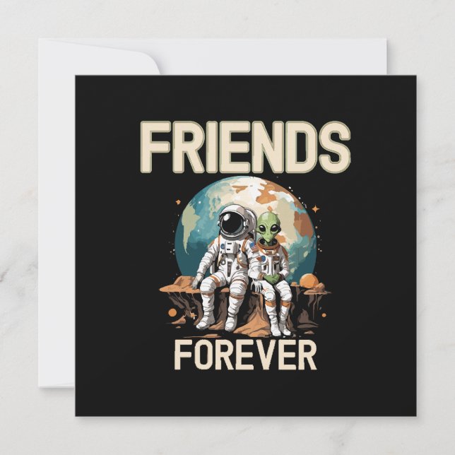 Invitation Meilleurs amis pour toujours  (Devant)