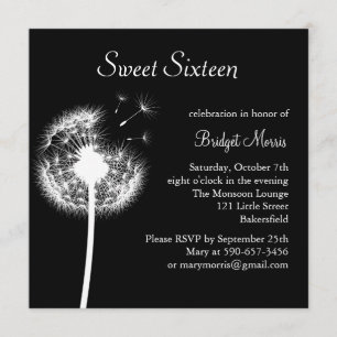 Invitation Meilleurs voeux ! (noir)