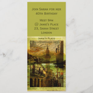 Invitation Mélange méditerranéen