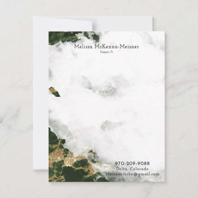 Invitation Melissa Flat Card 2 (Devant)