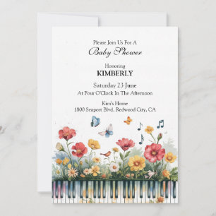 Invitation Mélodies en fleurs
