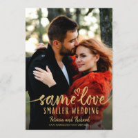 Même Amour Cute Coeur Downsize Photo Mariage